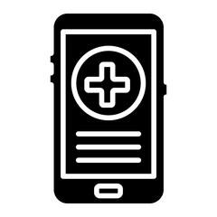Obraz premium medical app icon