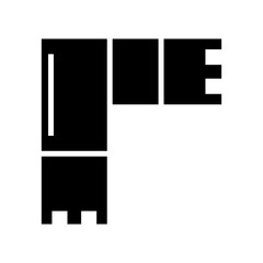 scarf icon or logo isolated sign symbol vector illustration - high quality black style vector icons
