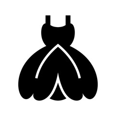 wedding dress icon or logo isolated sign symbol vector illustration - high quality black style vector icons
