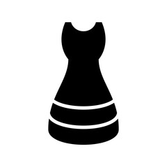 wedding dress icon or logo isolated sign symbol vector illustration - high quality black style vector icons
