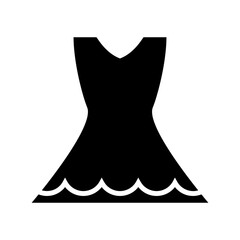 wedding dress icon or logo isolated sign symbol vector illustration - high quality black style vector icons

