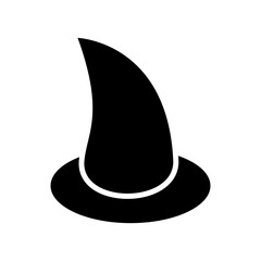 Fototapeta premium wizard hat icon or logo isolated sign symbol vector illustration - high quality black style vector icons 