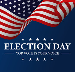 Naklejka premium Election Day USA