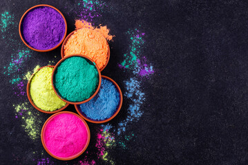 Gulal colors for Indian Holi festival