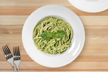 Tasty Italian Spaghetti noodles dish