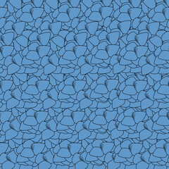 Seamless pattern with a hydrangea flowers. Hydrangeas endless backdrop.