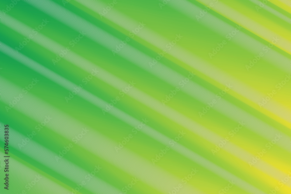 Poster green and yellow gradient wave abstract background. modern poster with gradient 3d flow shape. innov