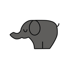 elephants who are trying to be patient