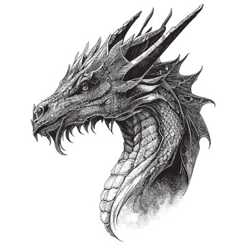 Dragon Head Sketch Images – Browse 4,194 Stock Photos, Vectors, And Video |  Adobe Stock