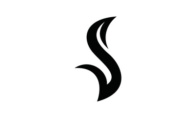 s, letter s, black, icon, art, abstrac, symbol