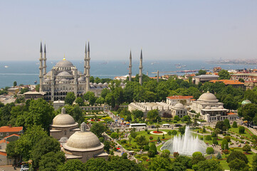 Naklejka premium Sultanahmet Mosque, Most Fameus Mosque of The Istanbul