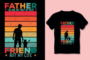 father t shirt elements or Father's day shirt design
