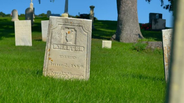 the cemetery with the Grave of the Money digger from the 1800s named Luman Walters who is tied to some of the Money digging stories of Joseph Smith Jr. in upstate New York.