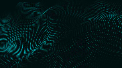 Animation cyber or technology background. Abstract Animated Particles Background with Trapcode...