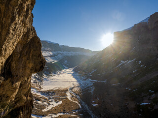 Plataforma de Ordesa desde las Clavijas de Soaso