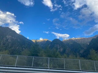 Beautiful Mountains in Bormio Italian Alps