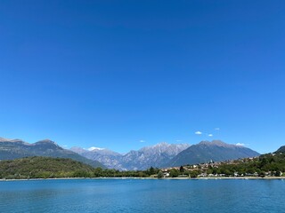 Naklejka premium Lake como
