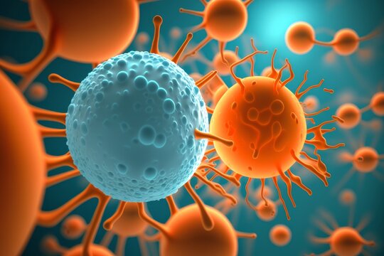 White blood cells fight viruses. Generative AI