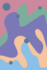 abstract liquid background. Creative illustration for backgrounds, posters, pamphlets, cards and design materials