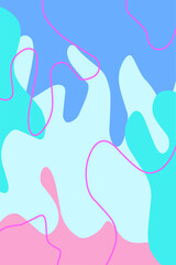 abstract liquid background. Creative illustration for backgrounds, posters, pamphlets, cards and design materials
