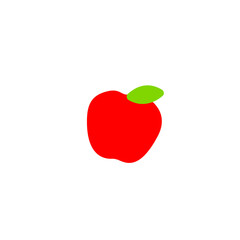 red apple
