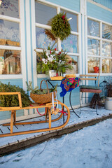 Interior for Shrovetide holiday in Ukraine