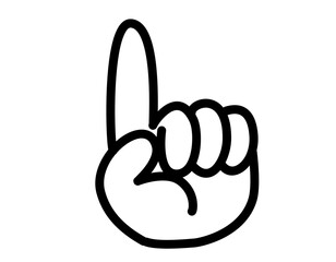 指のサイン”POINT