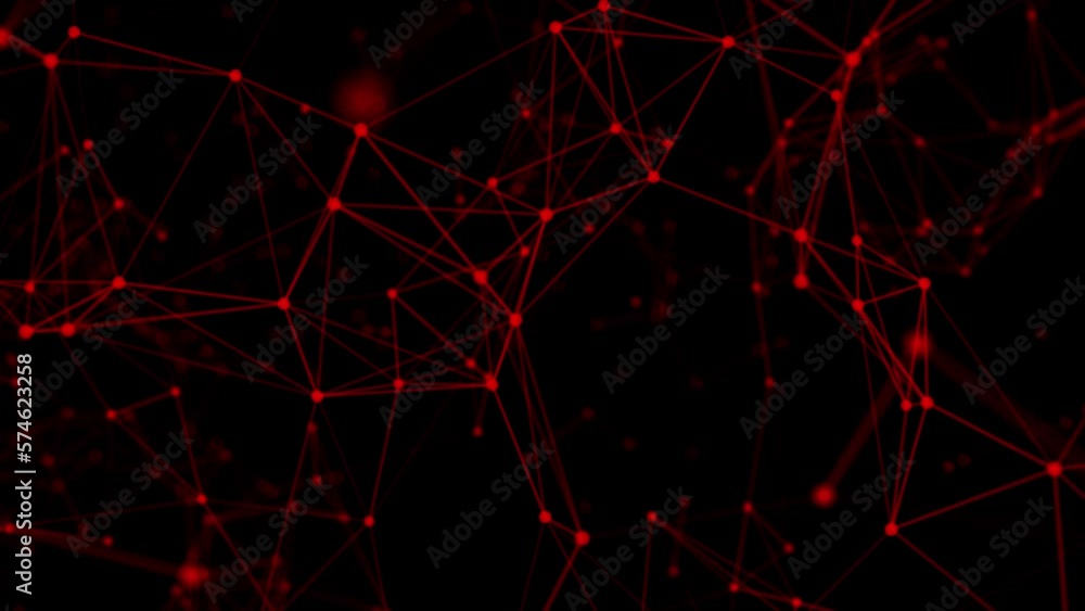 Poster plexus fantasy abstract technology. lines plexus, digital plexus of glowing lines and dots. abstract
