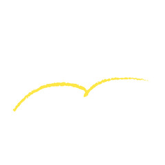 yellow handwritten line