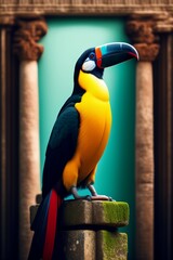 blue and yellow macaw