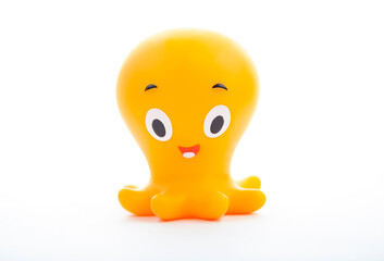 image of rubber toy white background 