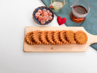 Yakgwa cookies eaten on Korean New Year's Day