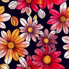 Seamless floral background