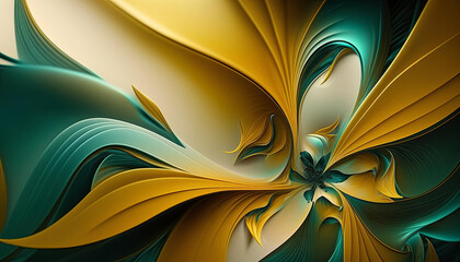 abstract background with gold. Generative AI
