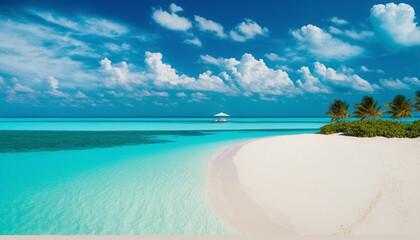 Fototapeta premium Sea View with blue sky