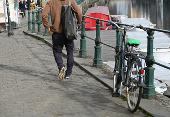 velo cycliste Belgique Flandres gent Gand circulation environnement canaux