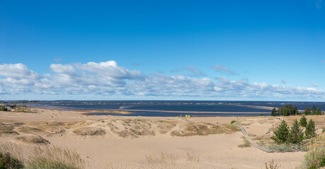 Beaches and dunes of Hiekkasärkät beach in Kalajoki, Finland