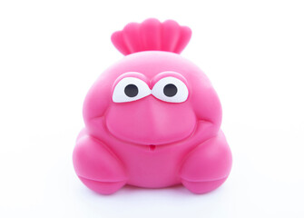 image of rubber toy white background
