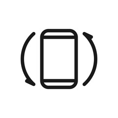 Mobile rotation icon, device rotate symbol