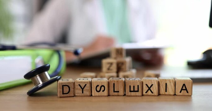 Dyslexia and consultation of speech therapist in clinic