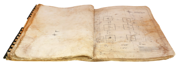 Old spiral bound organizer