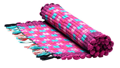Rolled door mat
