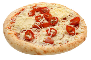 Uncooked pizza