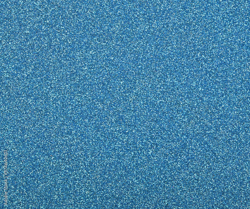 Wall mural Abstract background texture of blue glitter