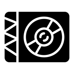 cd glyph icon