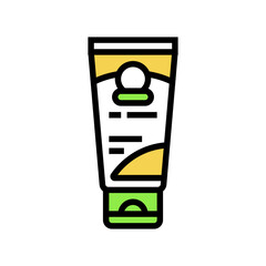 smudge cream cosmetic color icon vector illustration