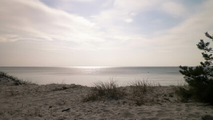Hel Peninsula - the coast of the Gdansk Bay