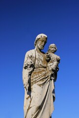statue of the angel, Jesus, Joseph