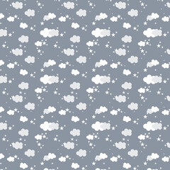 Fototapeta na wymiar seamless pattern with snowflakes