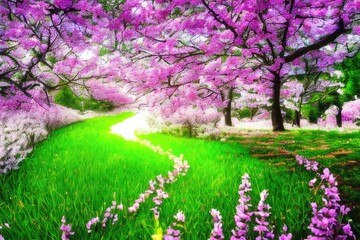 Fototapeta premium Spring background